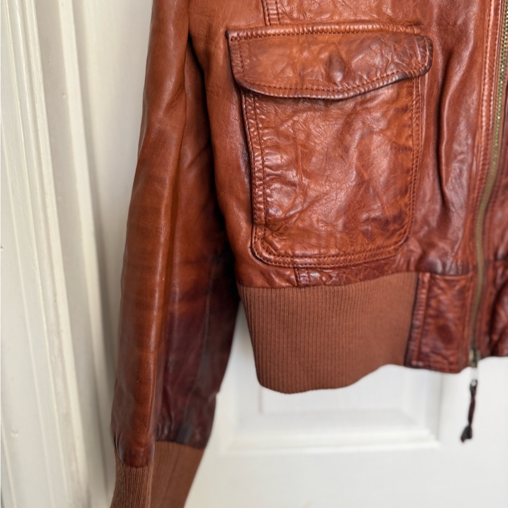 OFFICIAL MISS TOP GUN LEATHER JACKET - Picture 3 of 10